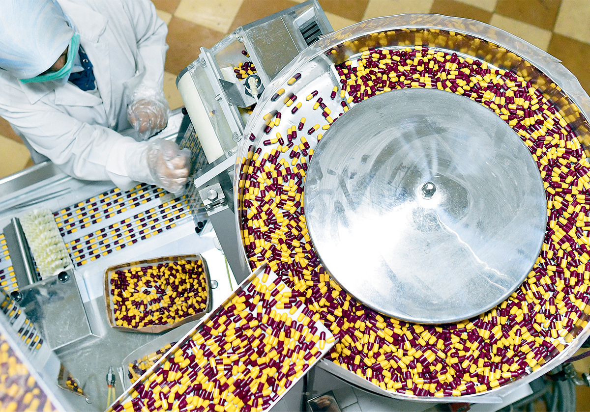 The majority of generic drugs consumed in the U.S. are produced in India or China.