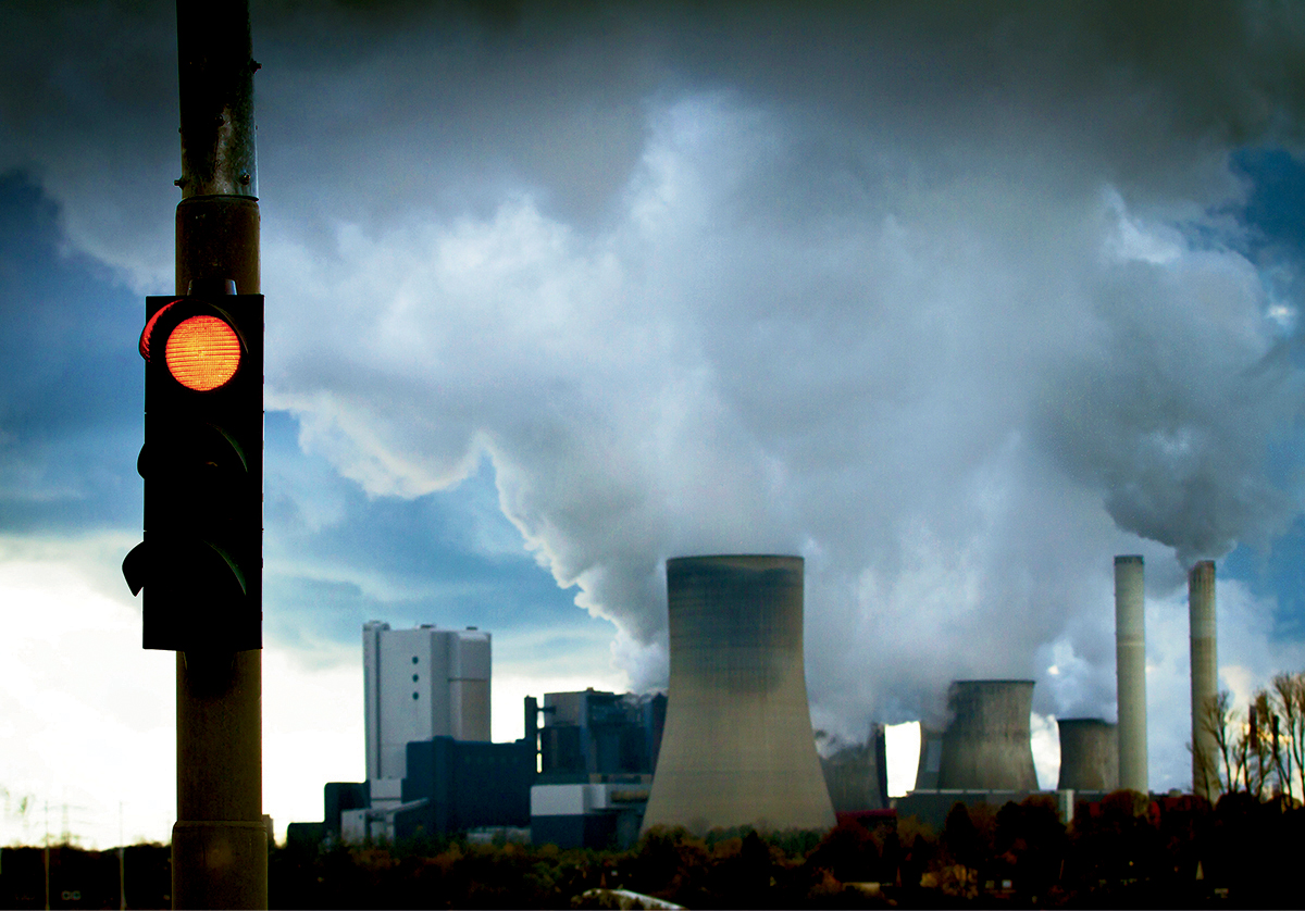 A coal-fired power plant in Germany.