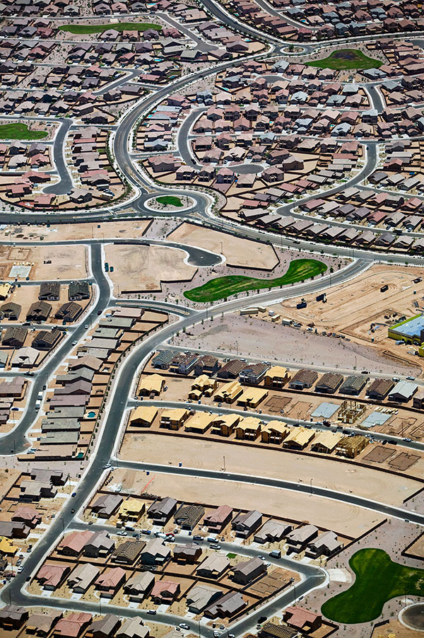 housing project aerial view